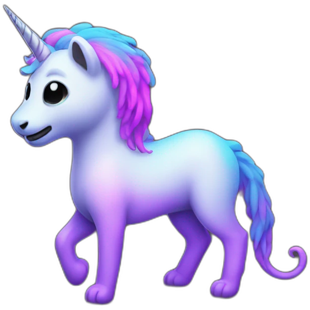 octocat neon unicorn emoji