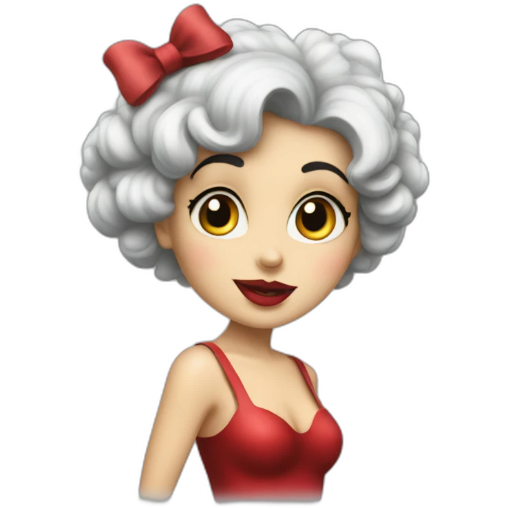 Betty boop emoji