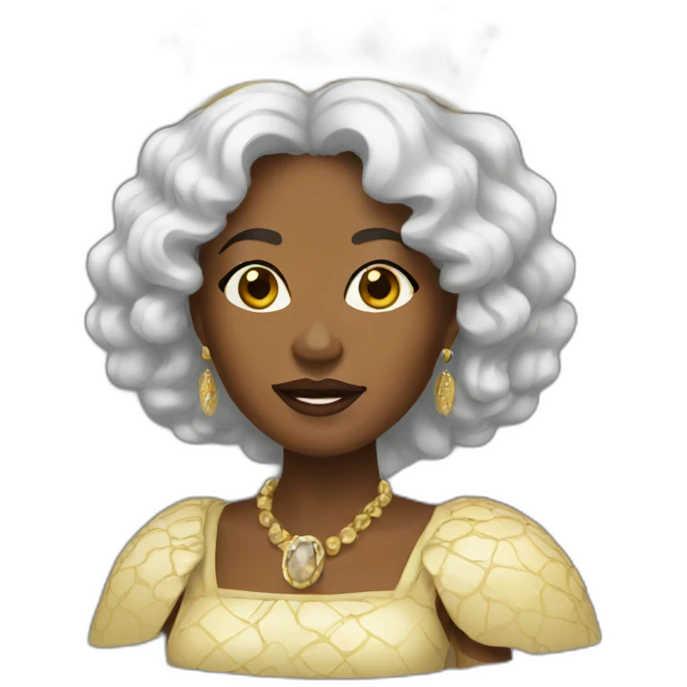 Black women queen emoji