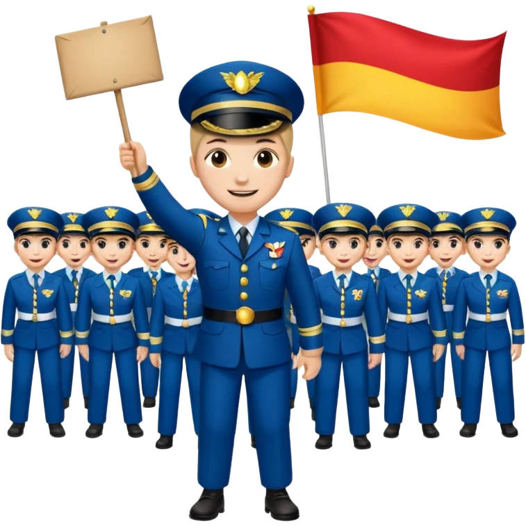 banner carrier Parade Marchers emoji