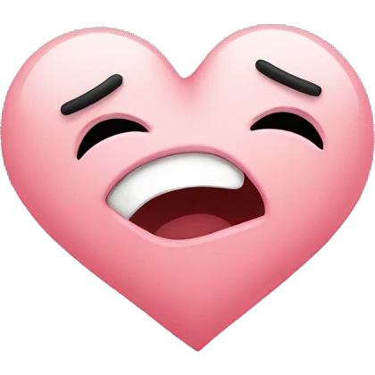 Crying heart out emoji