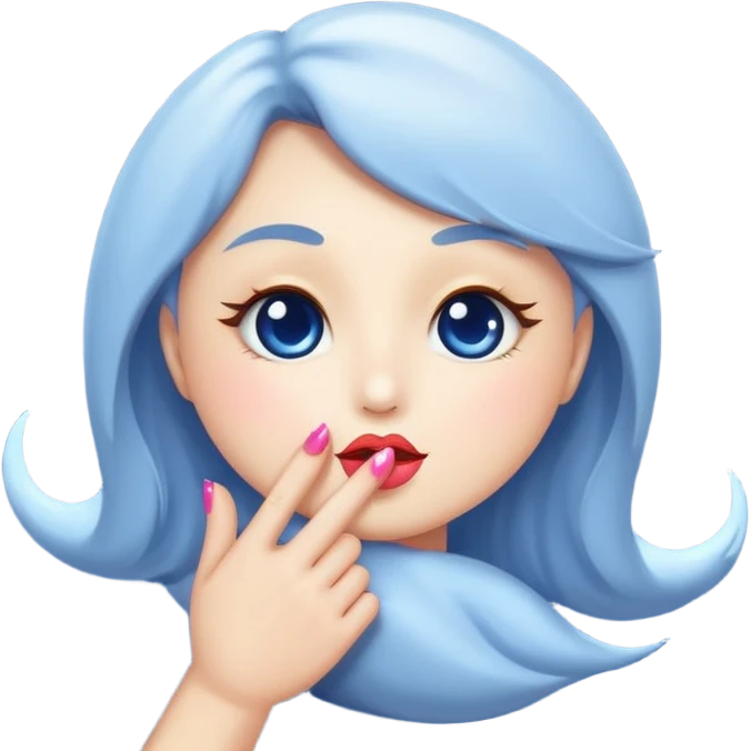 moon blowing a kiss of star sparkles emoji