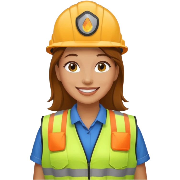 women, Waste Management, safety vest emoji