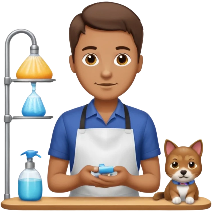 Pet Grooming Stylist man  emoji