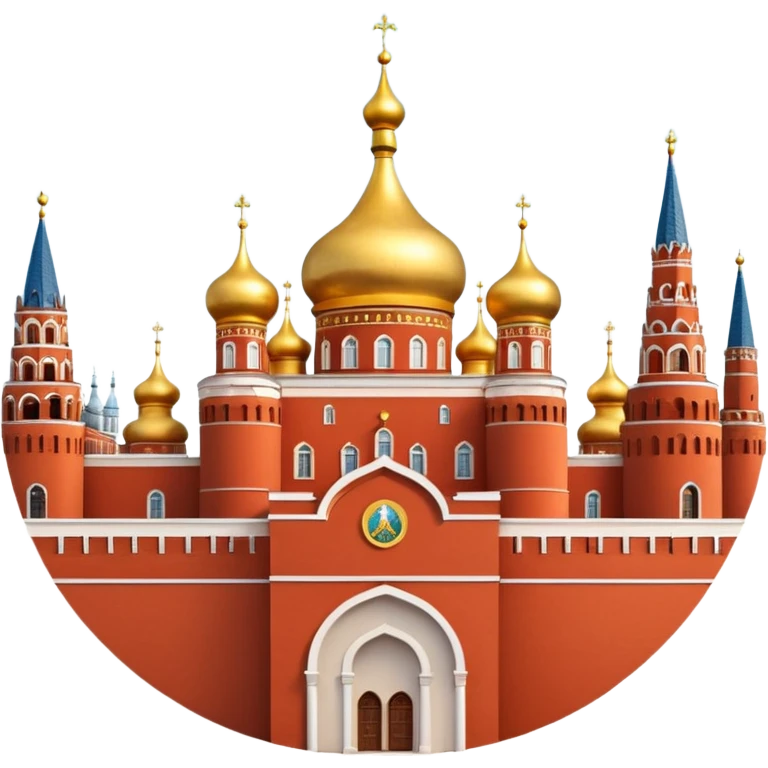 generate realistic kremlin 3d in circle emoji