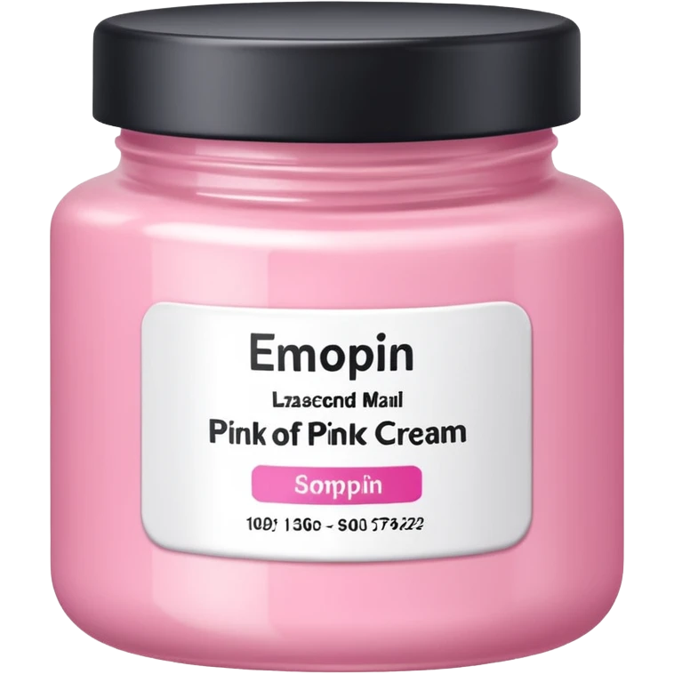 pink body cream  emoji