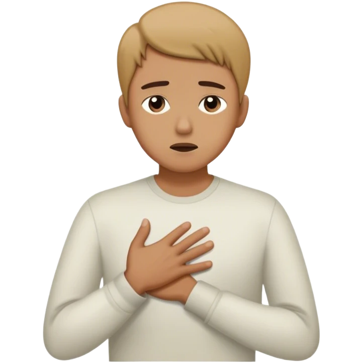 A person stands still, hand on their chest, hesitating between a floating “ “No.” Their face shows discomfort, but they don’t rush to choose. Nearby, someone looks disappointed but calm. The scene captures **pausing, tolerating discomfort, and making space for others' feelings.** 🚦😣 emoji
