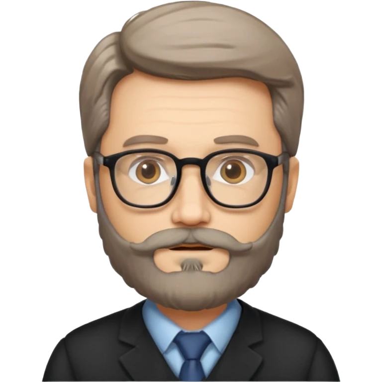 professor with a beard emoji