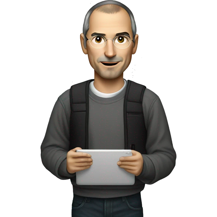 young Steve jobs emoji