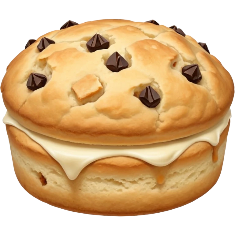 beige scone emoji