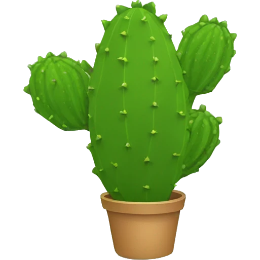 flat Nopal emoji