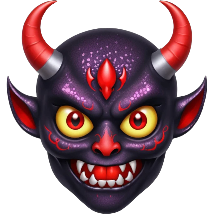 glitter fallen demon evil emoji