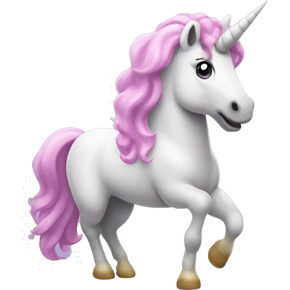 Unicorn farting dust  emoji