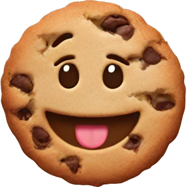 happy cookie emoji