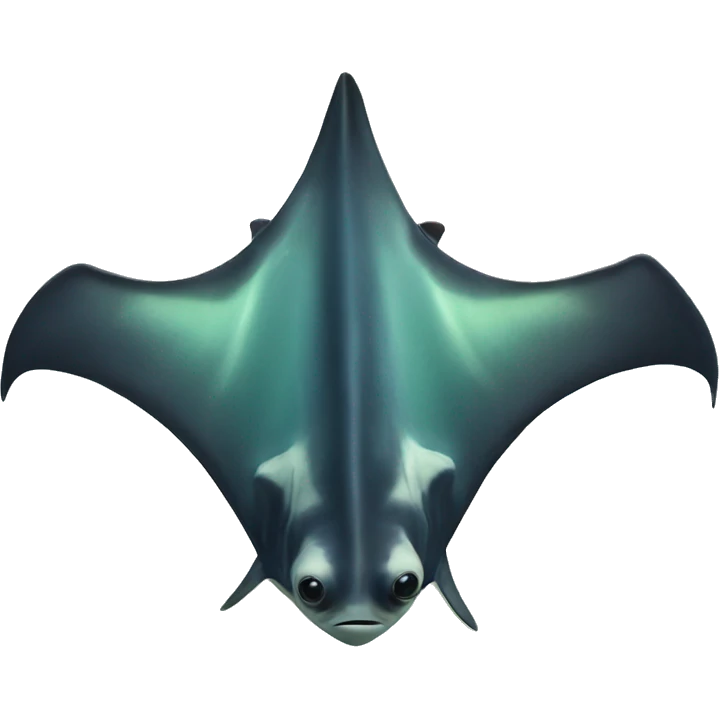 reef manta ray emoji