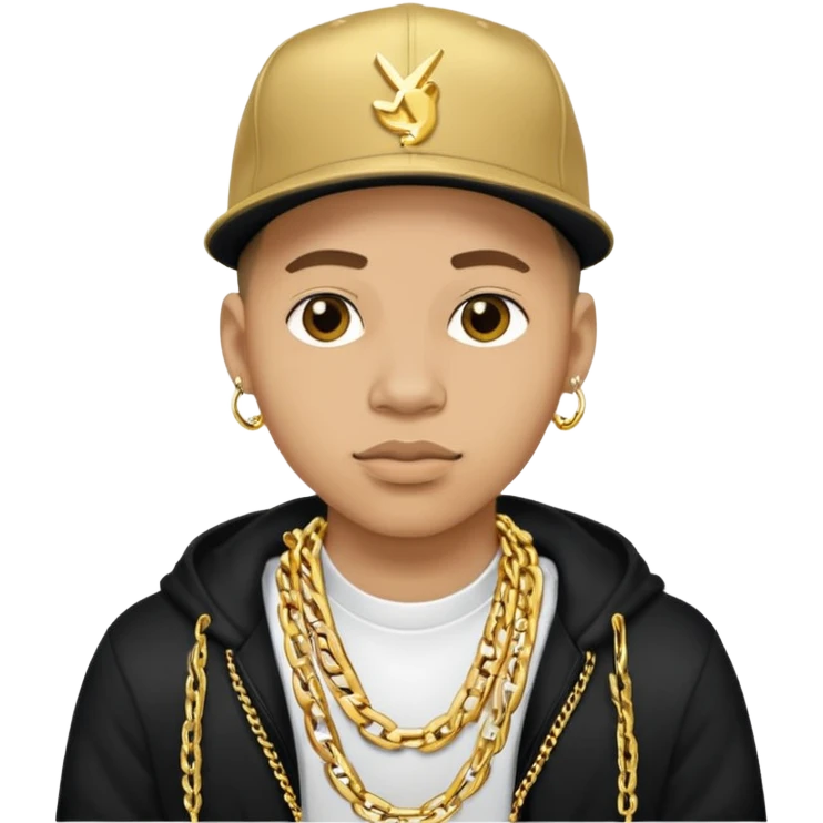 rapper da trắng chất emoji