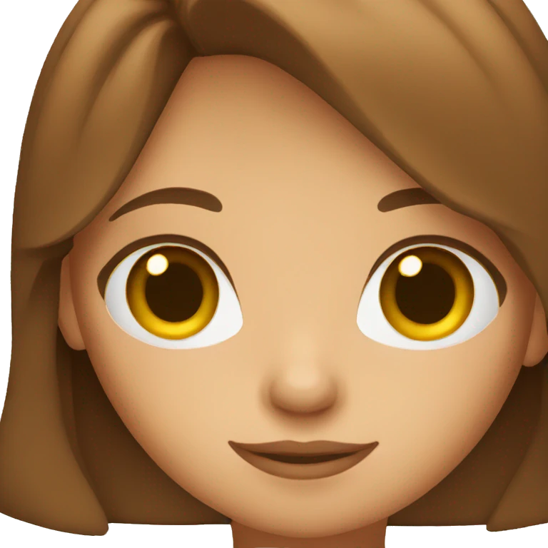 brown haired girl emoji