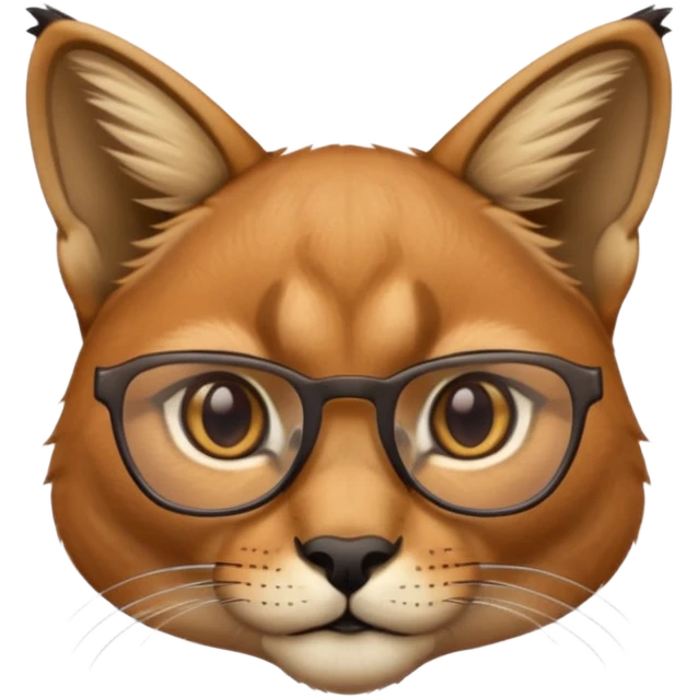Caracal glasses  w emoji