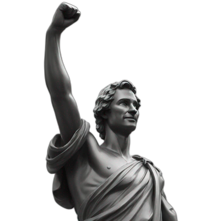 victory statue emoji