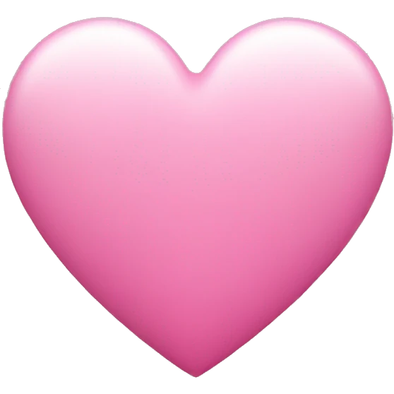 A pink heart emoji