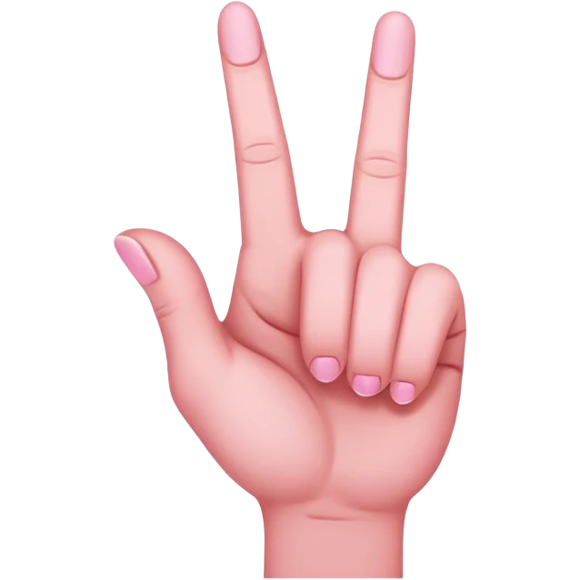 pink middle finger emoji