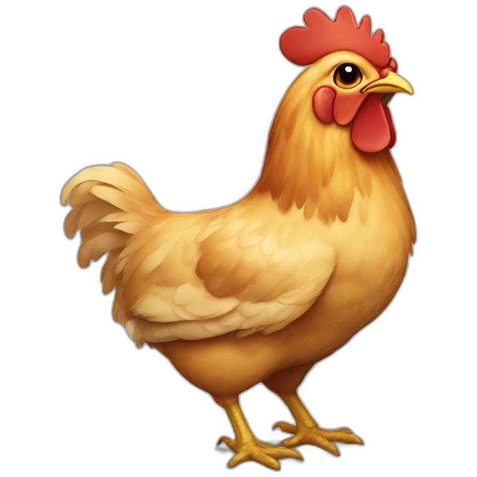 chicken-cat emoji