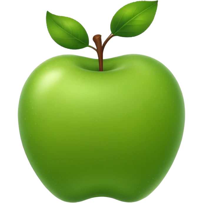 Make cabbage apple emoji style emoji