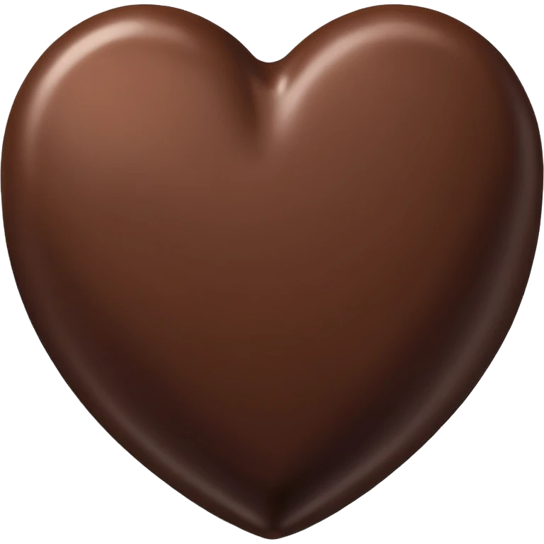 one heart shaped chocolate truffle emoji