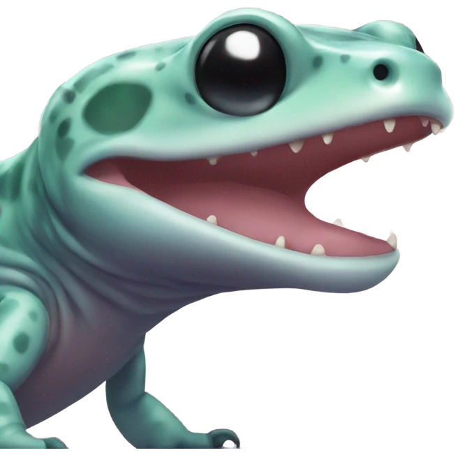 Salamander happy sending a kiss emoji