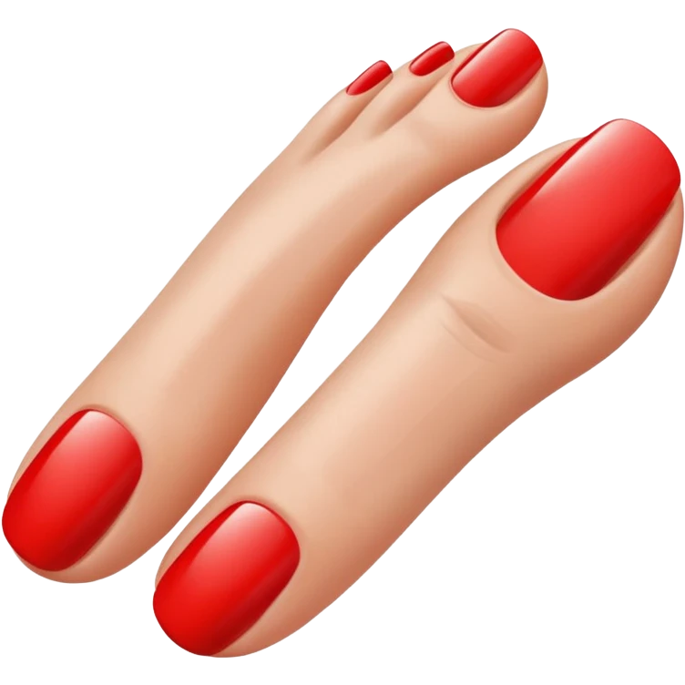 long toe nails  emoji