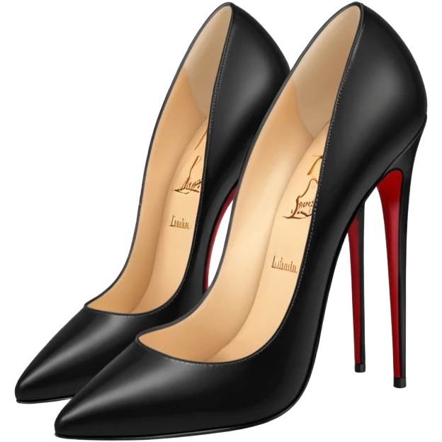 louboutin heels black emoji