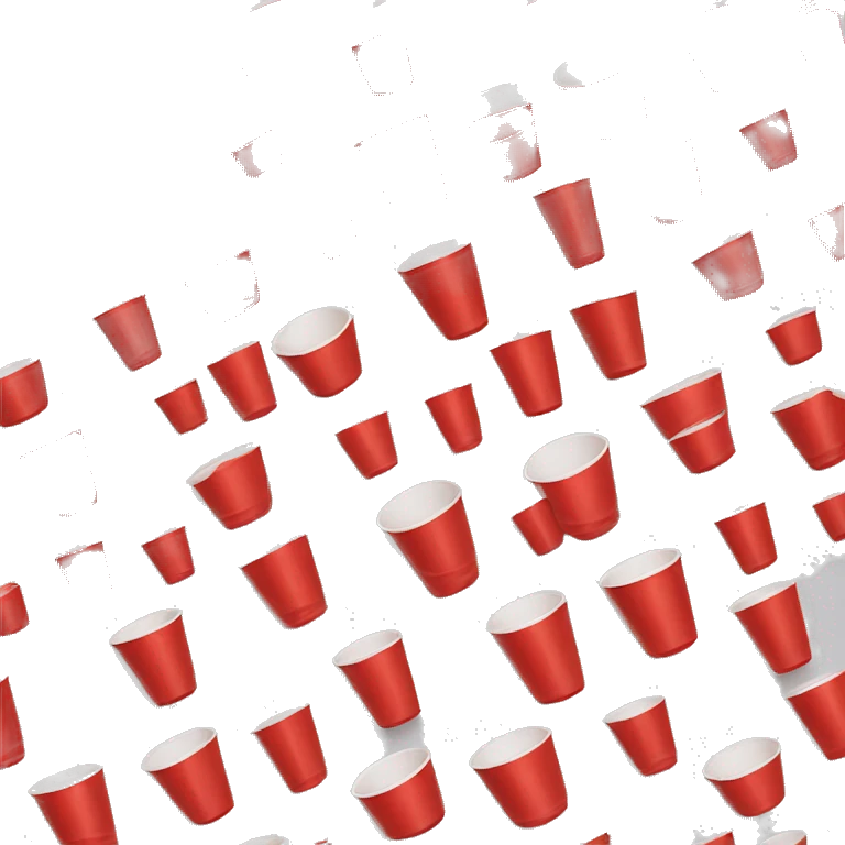 red plastic  cups emoji