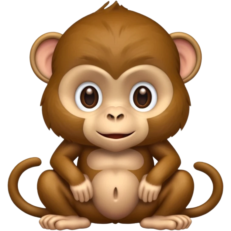 Monkey Showing his thigs emoji