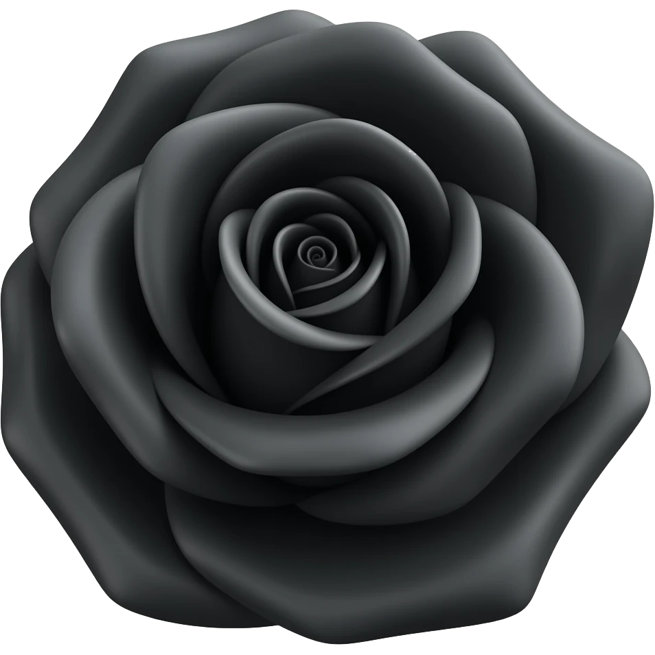 Black rose 🥀 emoji