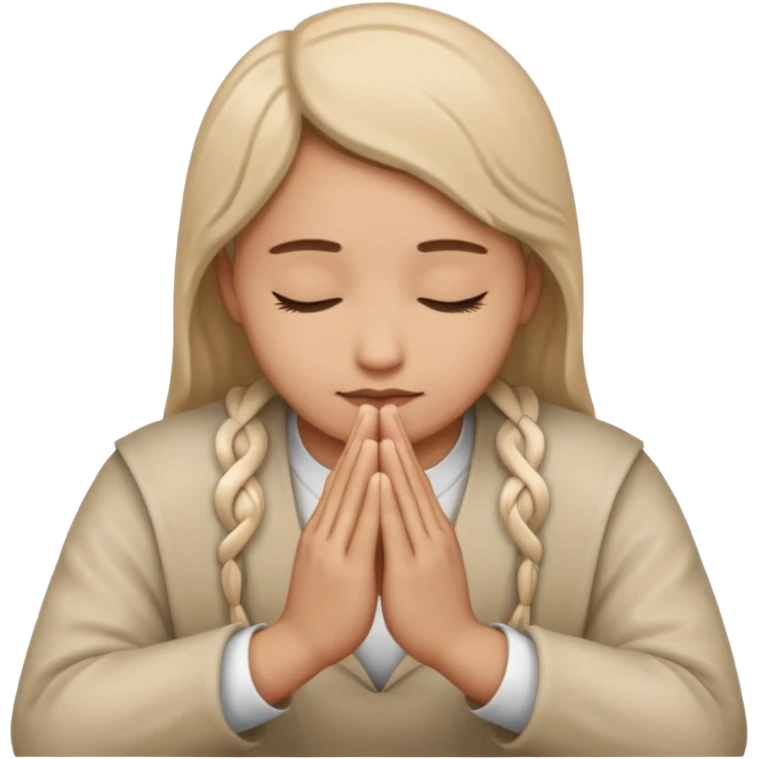  hands clasped prayer emoji