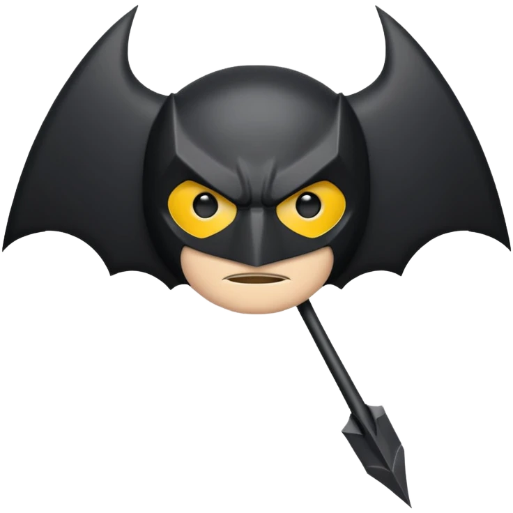 Batman dart emoji