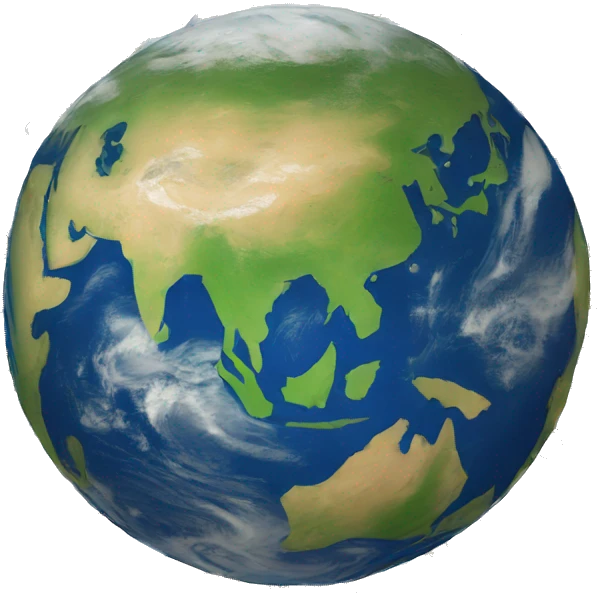 internet web around planet earth emoji