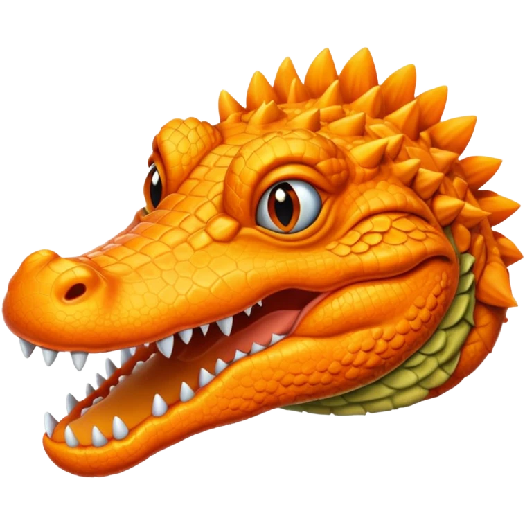orange furry alligator emoji