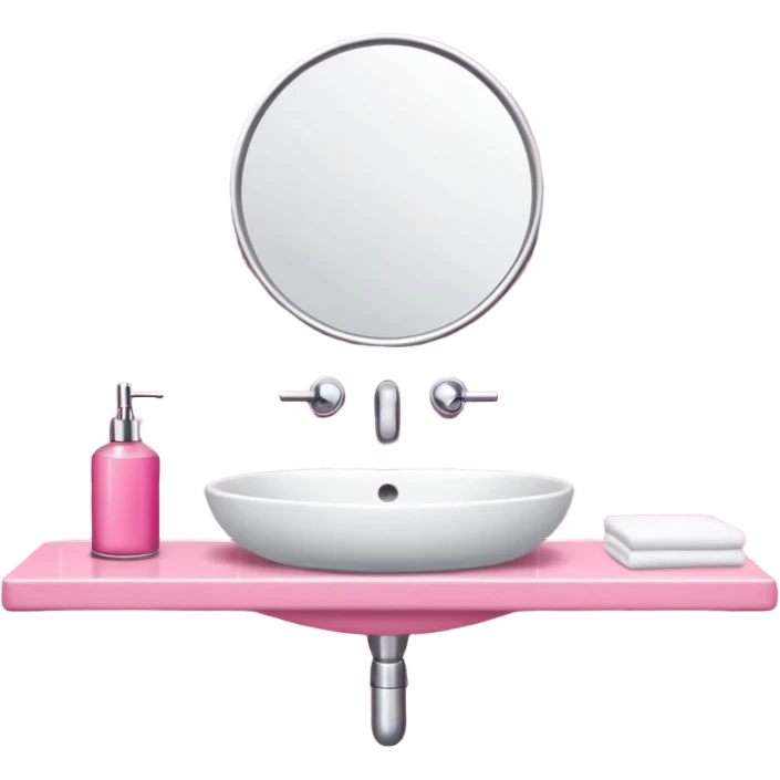 pink bathroom emoji