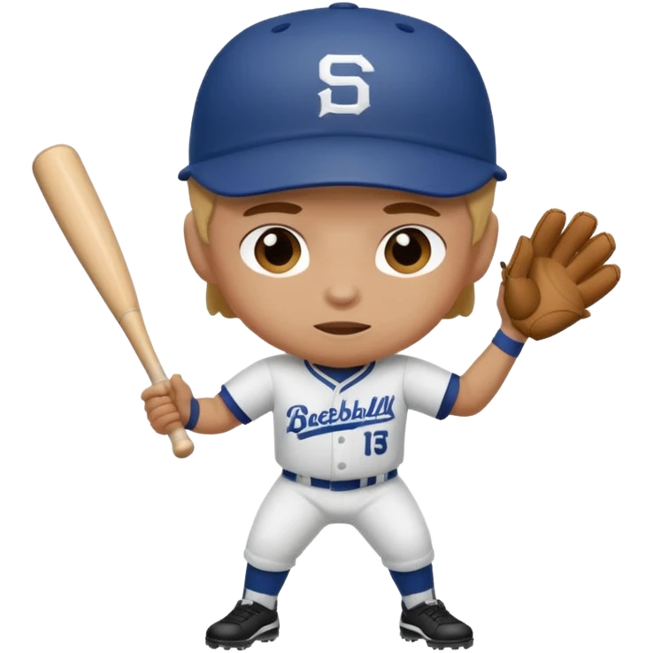 Baseball player getting spanked emoji