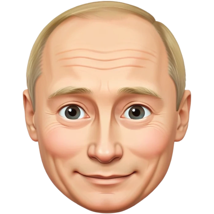 russian president Putin smiles slyly emoji