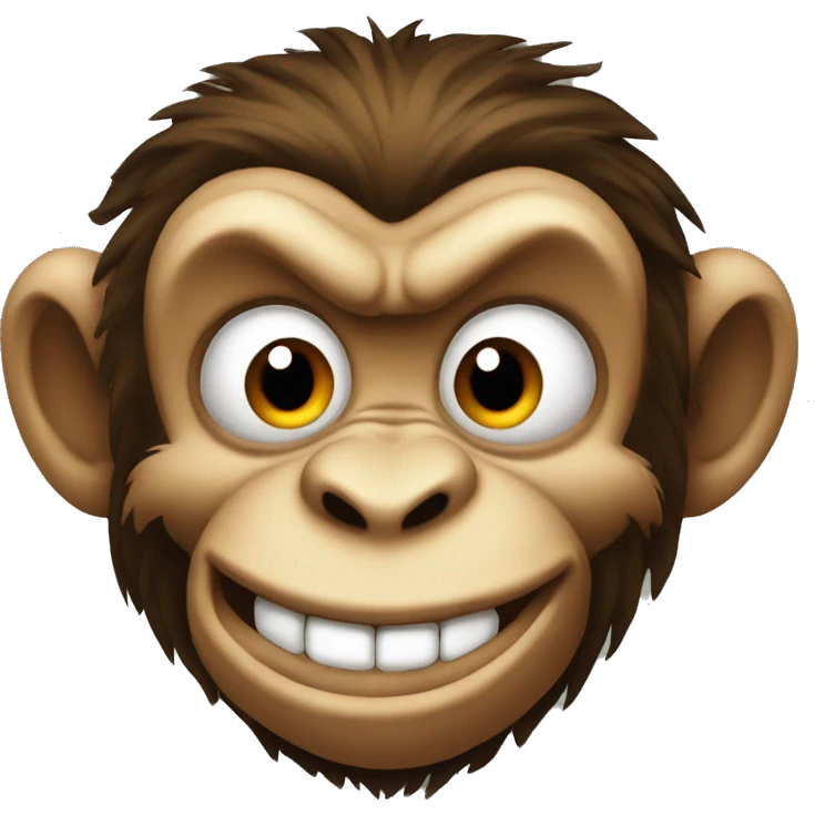 Mad monkey  emoji