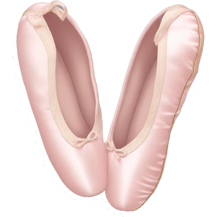 Pale pink ballet shoes emoji