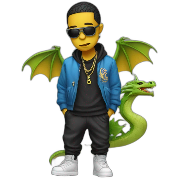 dragon rapper emoji