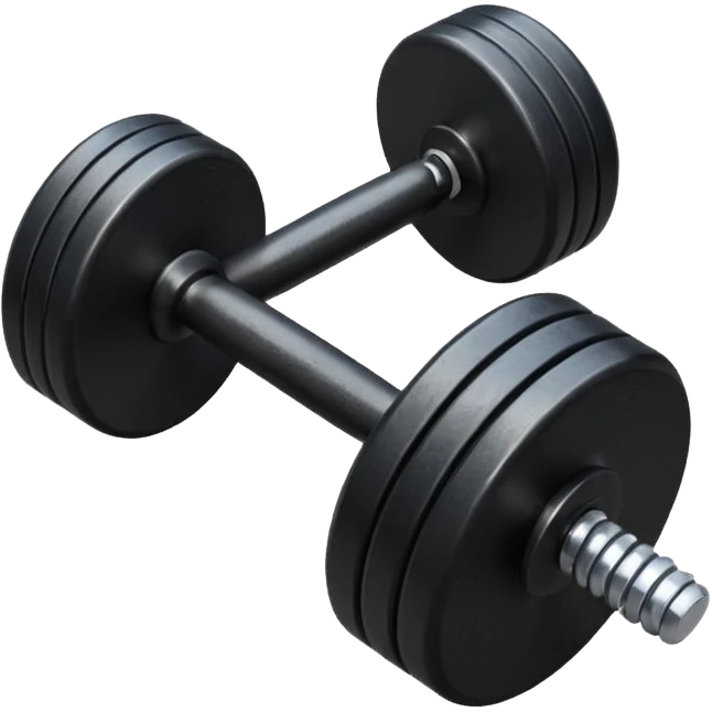 Peso de academia preto emoji