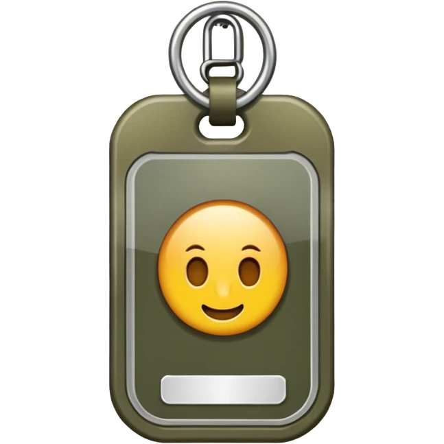 Military ID tags  emoji
