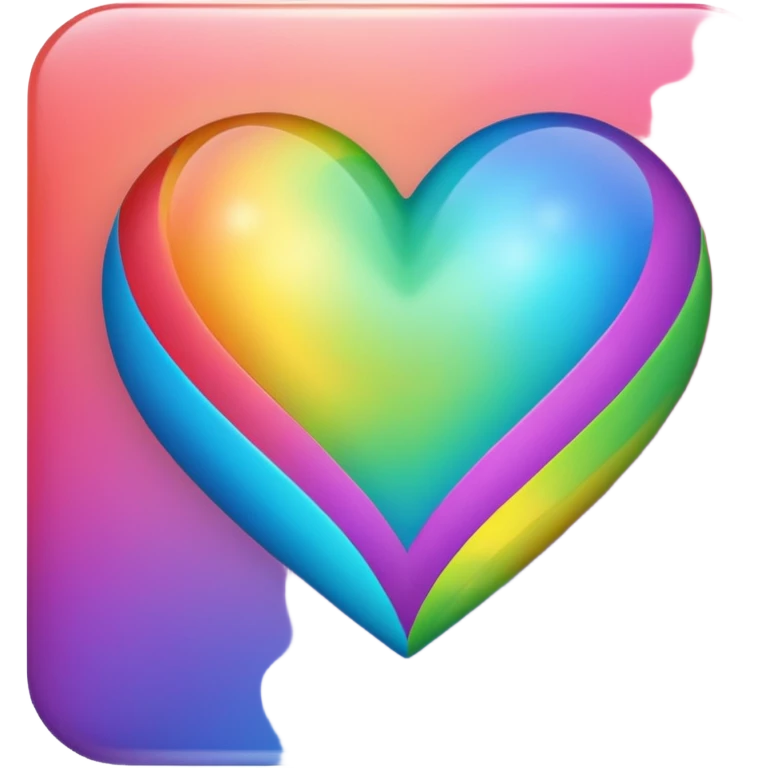 rainbow heart emoji
