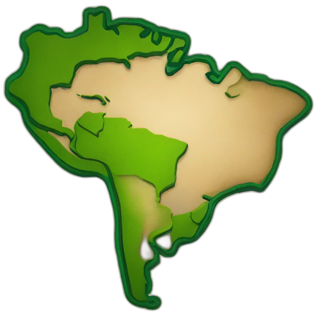 mapa latinoamerica emoji