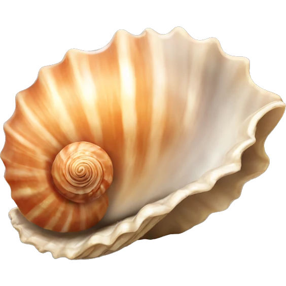 Sea shell emoji