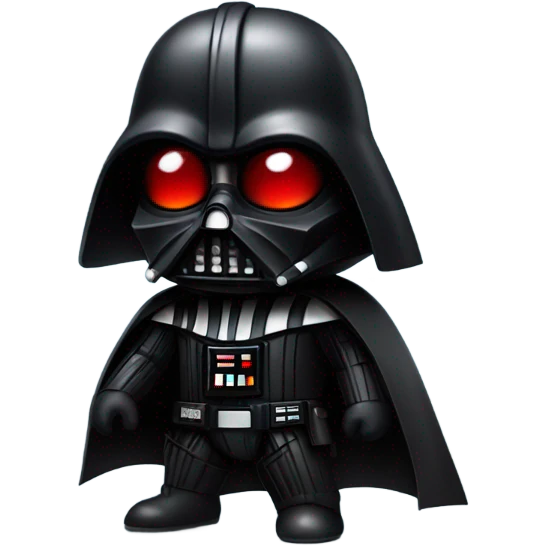 Darth Vader as a black rabbit emoji
